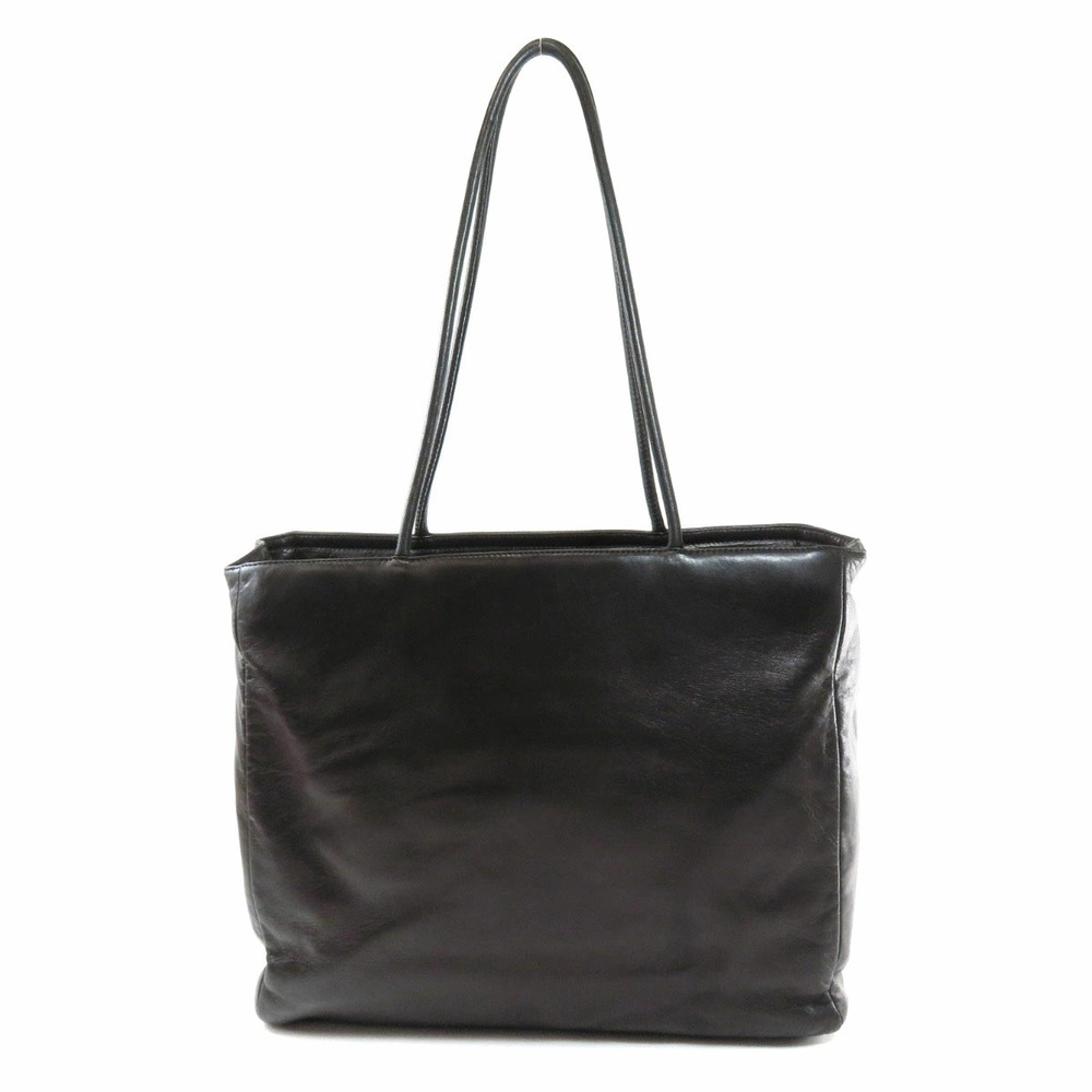 Prada Logo Plate Tote Bag Lambskin - Picture 2 of 11